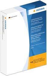 Etiket HERMA 2730 tbv drukmachines DP1 rond 16mm wit 10000 stuks