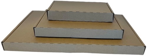 Brievenbusbox IEZZY A4 360x255x26mm karton bruin-2