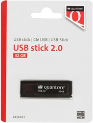 USB-stick Quantore 32GB 2.0 zwart