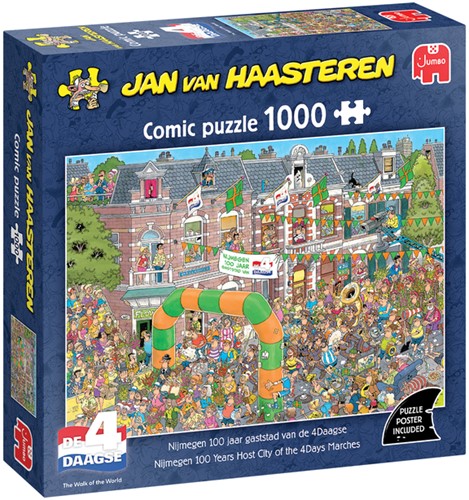 Puzzel JvH Nijmegen 100 Jaar Gaststad van de 4daagse 1000st