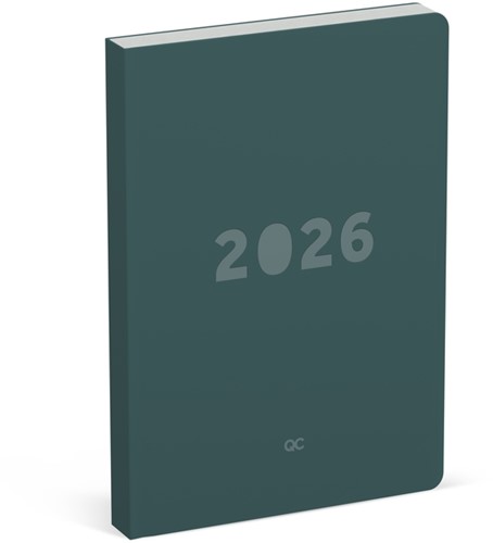 Agenda 2026 Lannoo A5 QC Colour 1dag/1pagina groen