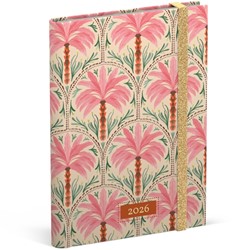 Agenda 2026 Lannoo 120x160 Exotic palms 7dagen/2pagina's roze