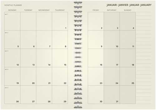 Familiekalender 2026 Lannoo A5 Bubblicious 7d/2p lila-3