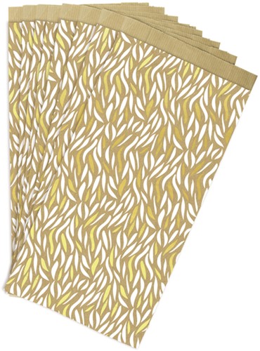 Cadeauzak Clairefontaine 12x24x4.5cm kraft golven 50 stuks