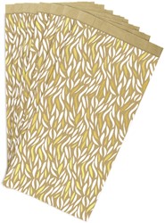 Cadeauzak Clairefontaine 12x24x4.5cm kraft golven 50 stuks