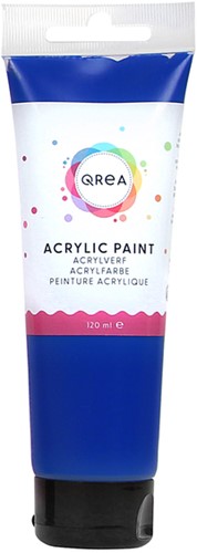 Acrylverf Qrea 120 ml phtalo blauw