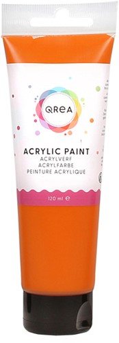 Acrylverf Qrea 120 ml oranje