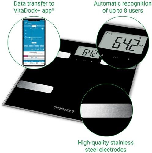 Weegschaal Medisana lichaamsanalyse BSA41 connect-3