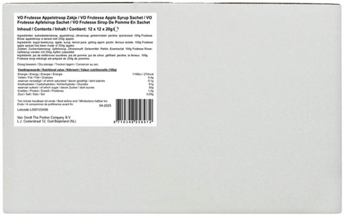 Appelstroop VarieJantjes Frutesse 12x20 gram zakjes-3