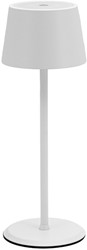 Tafellamp Securit MonteCarlo LED oplaadbaar dimbaar wit
