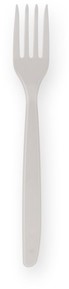 Vork IEZZY herbruikbaar PP 185mm 50 stuks wit