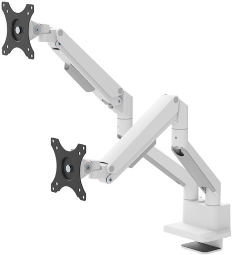 Monitorarm Neomounts NEXT Slim 2 schermen 32 inch wit-3