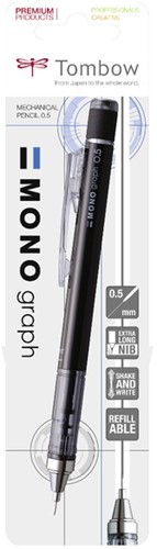 Vulpotlood Tombow MONO graph HB 0.5mm zwart
