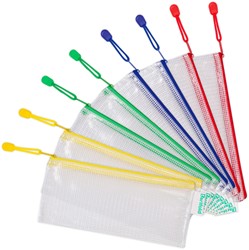 Opbergtas Djois met rits chequeboek formaat assorti