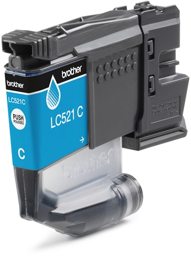 Inktcartridge Brother LC-521C blauw-2
