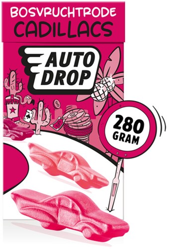 Autodrop rode Cadillacs pak 280gr
