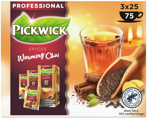 Thee Pickwick warming chai 25x1.5gr
