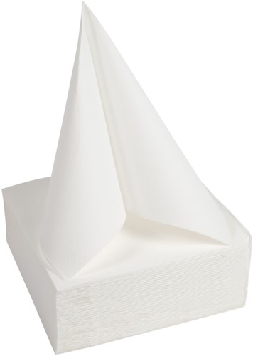 Servet Pronappe 1/4 vouw 2-laags 380x380mm 40 vel wit-2