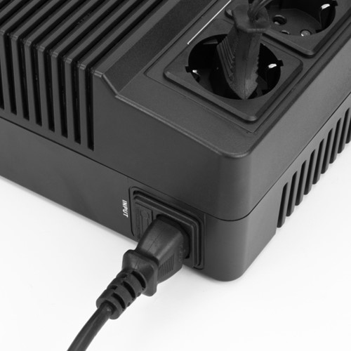 Kabel ACT Netsnoer CEE 7/7 male - C13 zwart 2.5 meter-2