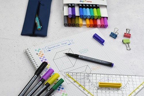 Fineliner Pentel Pointliner S40-C fijn blauw-3