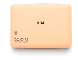 Gouache HIMI twin cups 48 kleuren 12gr opbergbox Peach Fuzz
