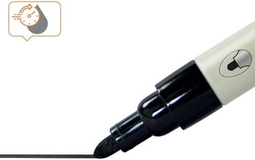 Whiteboardmarker Nobo ronde punt 3mm zwart-3