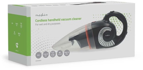Handstofzuiger Nedis nat-droog 90W oplaadbaar zwart-oranje-3