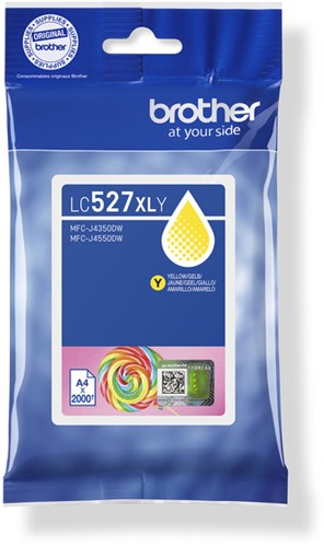 Inktcartridge Brother LC-527XLY geel