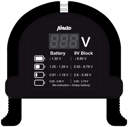 Batterijtester Alecto BTT2