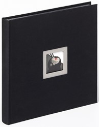 Fotoalbum walther design Black & White 30x30cm 25vel zwart