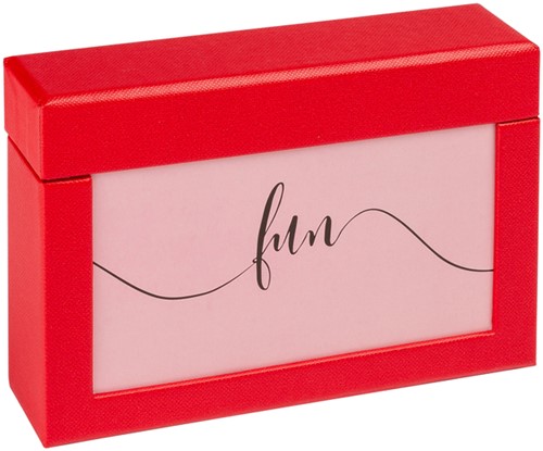 Fotobox walther design Fun 10x15cm 100 foto's rood