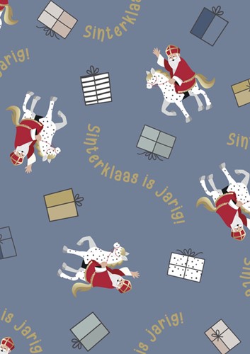 Inpakpapier Sint en Co 200x70cm assorti-2