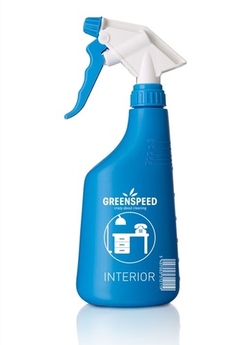 Sprayflacon Greenspeed interieur 650ml leeg blauw