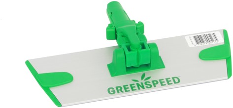 Vlakmopplaat Greenspeed Q-line Velcro 23cm groen