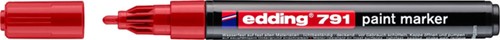 Paintmarker edding 791 op alcoholbasis 1-2mm rood