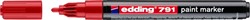 Paintmarker edding 791 op alcoholbasis 1-2mm rood