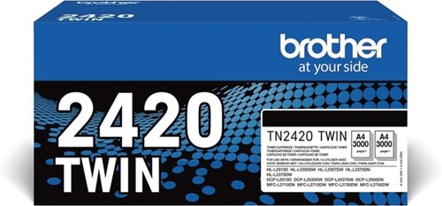 Toner Brother TN-2420TWIN zwart