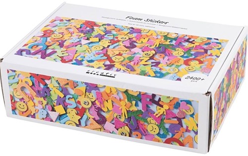 Foamstickers Creativ diverse vormen zelfklevend doos à 2640st assorti-3