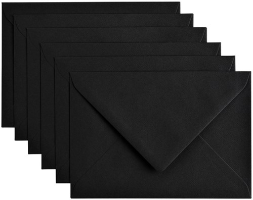 Envelop Papicolor C6 114x162mm Ravenzwart