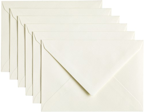 Envelop Papicolor C6 114x162mm anjerwit