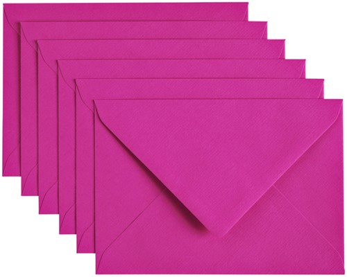 Envelop Papicolor C6 114x162mm Felroze