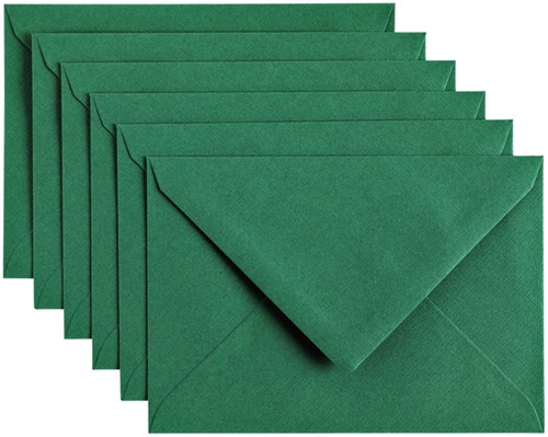 Envelop Papicolor C6 114x162mm Dennengroen