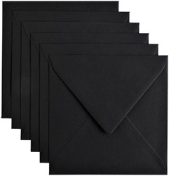 Envelop Papicolor 140x140mm Ravenzwart
