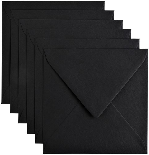 Envelop Papicolor 140x140mm Ravenzwart