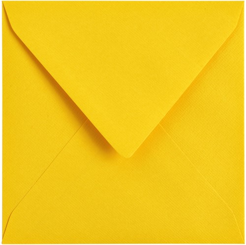 Envelop Papicolor 140x140mm Dottergeel-2