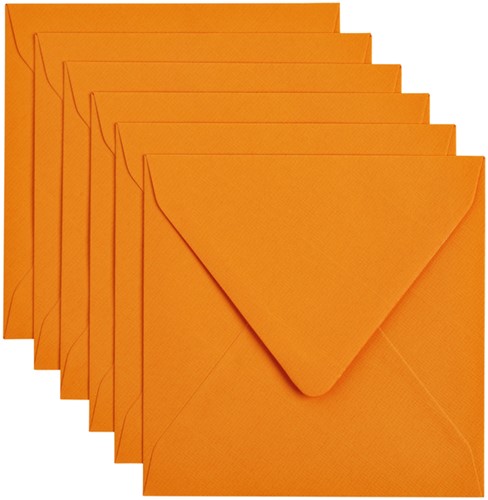 Envelop Papicolor 140x140mm Oranje