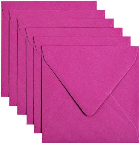 Envelop Papicolor 140x140mm Felroze