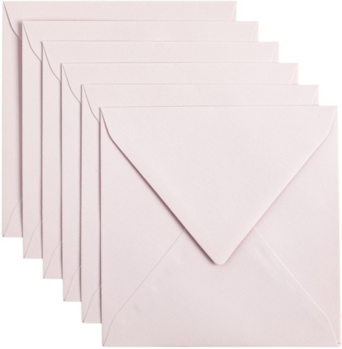 Envelop Papicolor 140x140mm Lichtroze