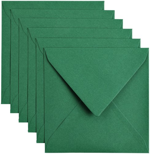 Envelop Papicolor 140x140mm Dennengroen