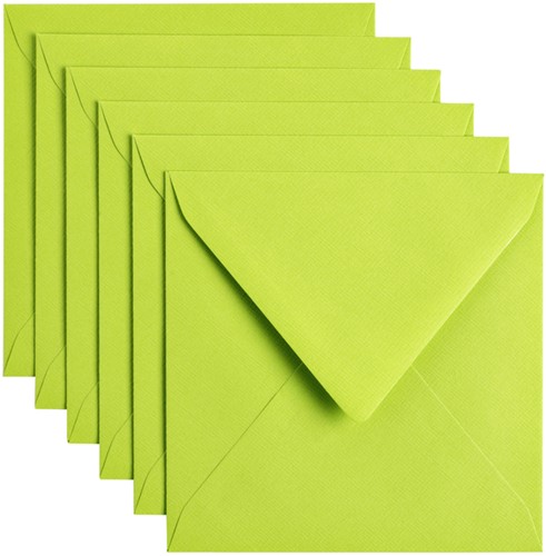 Envelop Papicolor 140x140mm Appelgroen